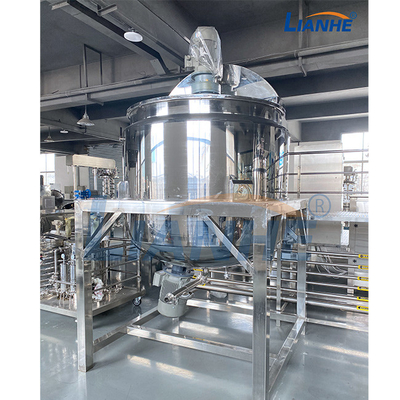 PLC Control Daily Chemical Homogenizer Hand Mouthwash Gel Lotion Emulsifier Mixer