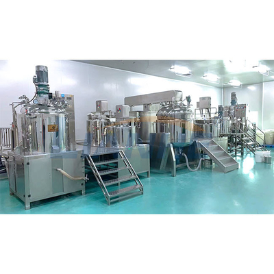 500L Paste Making Machine Vacuum Emulsifier Mixer For Mayonnaise