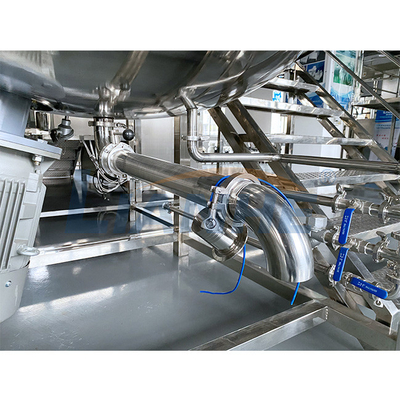 SUS316L High Shear Emulsifier Mixer Liquid Detergent Making Machine With Heating And Homogenizer