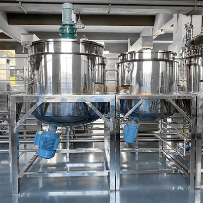 SUS316L High Shear Emulsifier Mixer Liquid Detergent Making Machine With Heating And Homogenizer