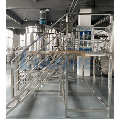 SUS316L High Shear Emulsifier Mixer Liquid Detergent Making Machine With Heating And Homogenizer