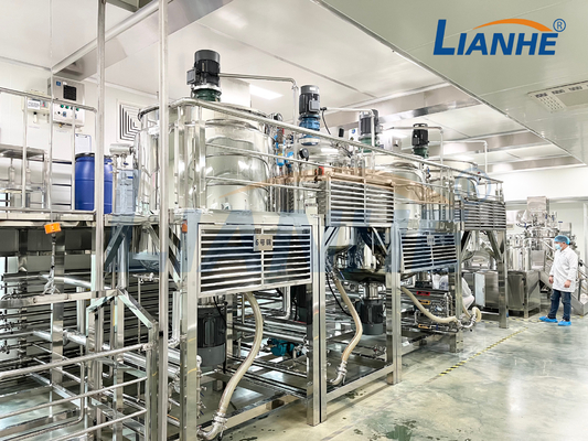 Fixed Emulsifier Homogenizer Cosmetic Moisturizer Heating Mixer Gel Making Machine