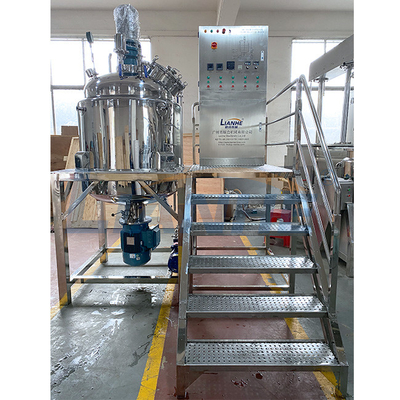 Big Capacity 6000L Facial Vacuum Emulsifier Mixer Skincare Reactor Tank With Heating