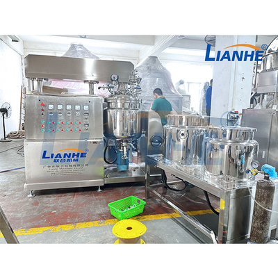 65rpm Vacuum Homogenizer Machine One Way Cream Mixing Emulsifier