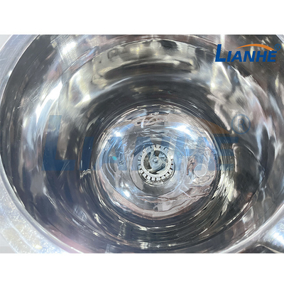 Electric Heating Vacuum Emulsifier Mixer Homogenizer Hair Dye Lotion Equipment