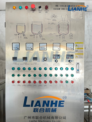Electric Heating Vacuum Emulsifier Mixer Homogenizer Hair Dye Lotion Equipment