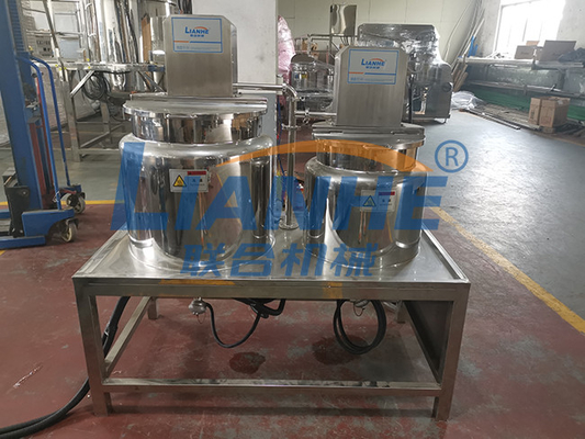 100L Cosmetic Vacuum Homogenizer Mixer Body Lotion Ointment Making Machine