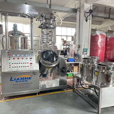 100L Cosmetic Vacuum Homogenizer Mixer Body Lotion Ointment Making Machine