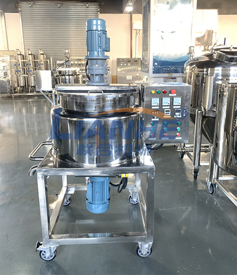 SUS316L Hand Sanitizer Making Machine Liquid Soap Shampoo Homogenizer Mixing Tank