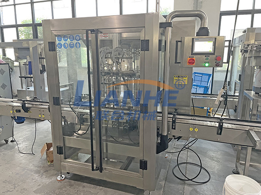 Automatic 4 Nozzles Piston Filling Machine High Speed