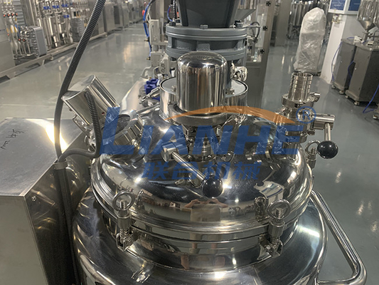 Detergent Homogenizer Emulsifier Mixer 50L Sealed Cover Mixing Tank