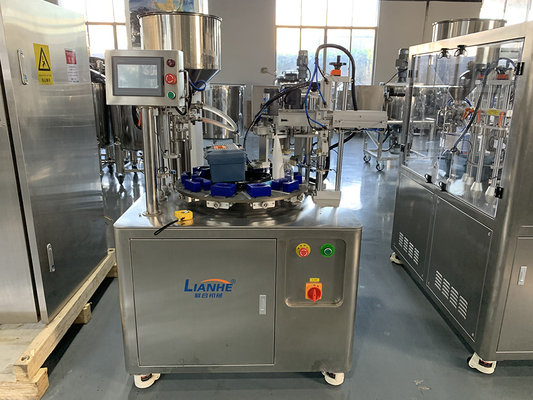 Plastic Aluminum Tube Ointment Filling And Sealing Machine High Accuracy