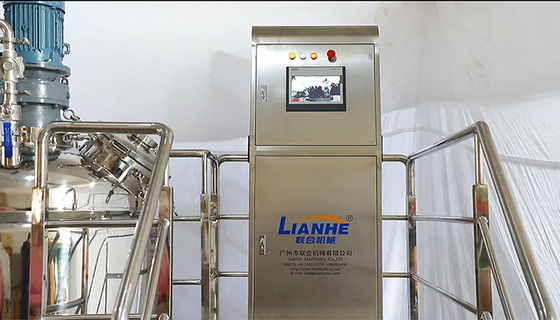 300L Vacuum Emulsifier Mixer Antigen Reagent Solution Making Machine Heating tank