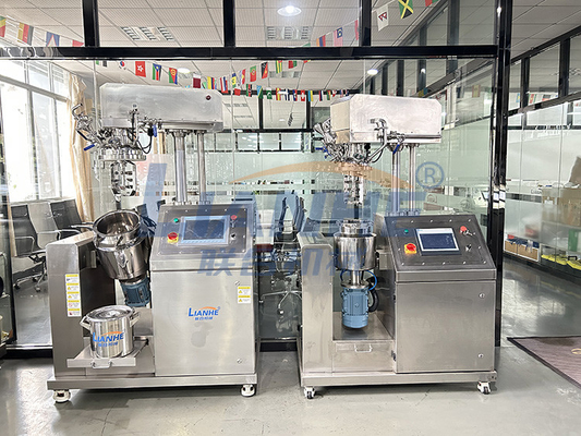 10L 20L Cosmetic Cream Lotion Making Machine Vacuum Emulsifiying Mixer Machine
