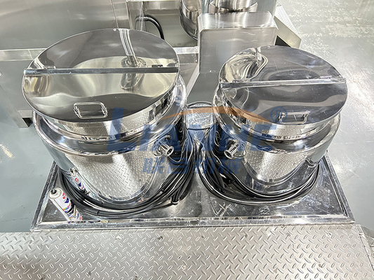 200L Hydraulic Lifting Cosmetic Vacuum Emulsifying Homogenizer Mixer Machine