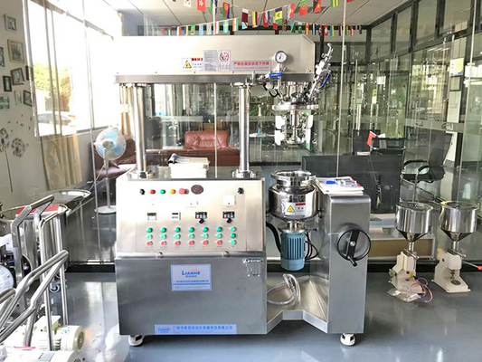 5L High Speed Lab Cream Vacuum Emulsifier Homogenizer Lotion Vacuum Mixer