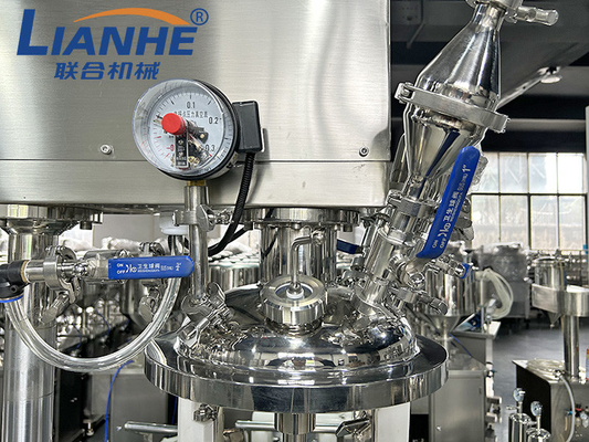 5L High Speed Lab Cream Vacuum Emulsifier Homogenizer Lotion Vacuum Mixer
