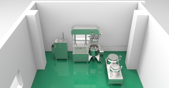 Customization Ointment Baby Oil Face Cream Vacuum Mixing Machine