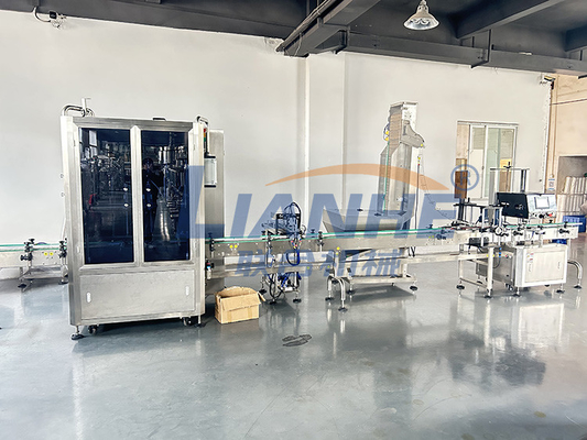 Automatic Shampoo Detergent Cream Jar Piston Filling Capping Machine