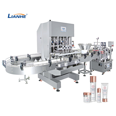 6 Nozzles Liquid Soap Shampoo Dishwashing Filling Machine Production Line
