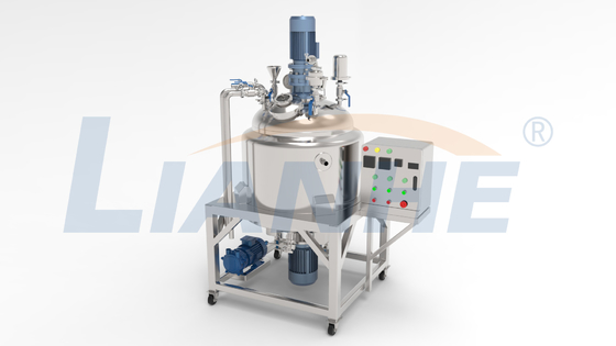 200L Sealed Cover Vacuum Homogenizer Mixing Heating Emulsifying Machine
