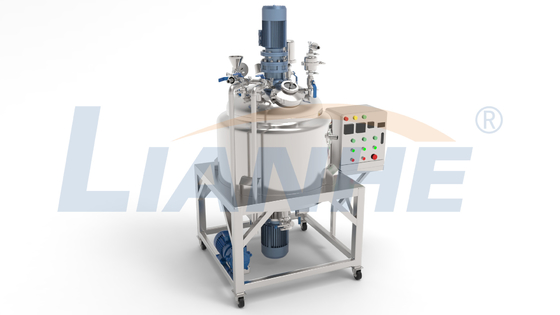 200L Sealed Cover Vacuum Homogenizer Mixing Heating Emulsifying Machine