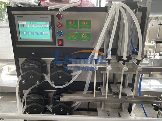 Peristaltic Pump Automatic Filling Machine Hydrogen Peroxide Anti - Corrosion