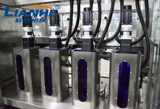 2 / 4 Nozzles Tracking Type Liquid Bottle Filling Machine High Speed