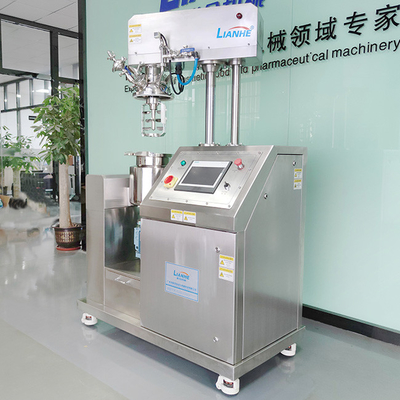 LIANHE PLC Lotion Manufacturing Equipment , 0.2 Mpa Face Cream Making Machine