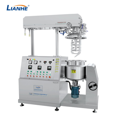 SUS 316L High Shear Vacuum Emulsifier Mixer Cosmetic Manufacturing Machine