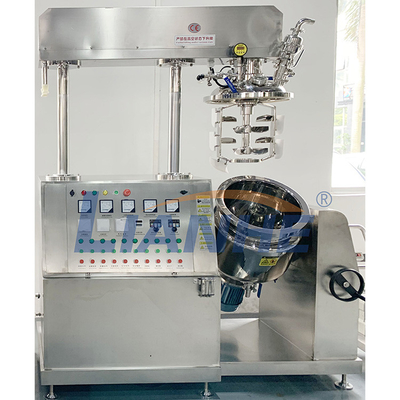 SUS 316L High Shear Vacuum Emulsifier Mixer Cosmetic Manufacturing Machine
