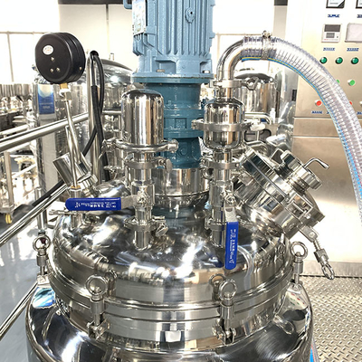 100L Ointment Making Machine , Fixed Type Cosmetic Processing Equipment