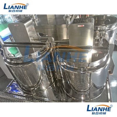 SGS 120 Degree Shampoo Manufacturing Machine , 500L Equipment For Making Cosmetics
