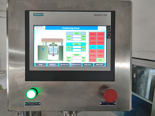 1 Ton Double Cylinder Vacuum Emulsifier Mixer Machine Hydraulic Lift