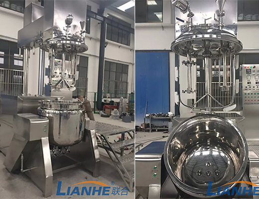 ISO 300L Toothpaste Manufacturing Equipment , SUS316L Cosmetic Making Machine