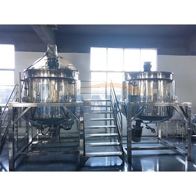 ABB 2000L Cosmetic Homogenizer Mixer , Platform Hand Sanitizer Mixing Equipment