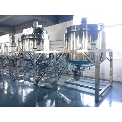ABB 2000L Cosmetic Homogenizer Mixer , Platform Hand Sanitizer Mixing Equipment