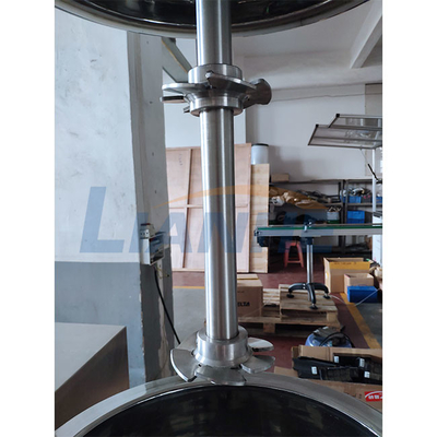 Lipstick Making Vacuum Emulsifier Mixer Electric 50L Durable
