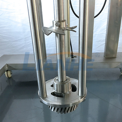 Durable Pneumatic Lifting Soap Mixer Machine , 4KW Lotion Manufacturing Equipment