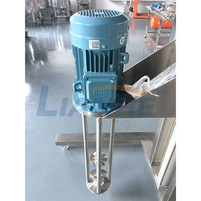 Durable Pneumatic Lifting Soap Mixer Machine , 4KW Lotion Manufacturing Equipment