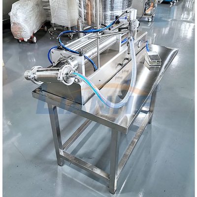 Semi Automatic Liquid Filling Machine 0.6-0.8MPa Horizontal Durable
