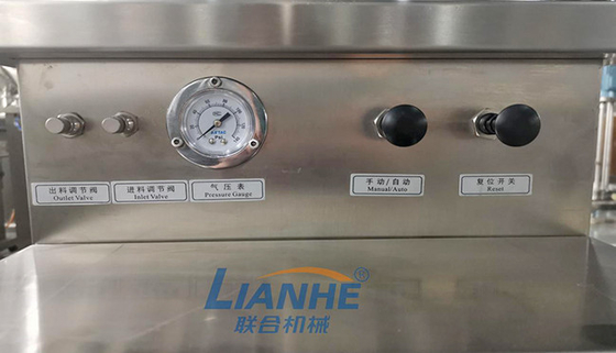 ISO Semi Automatic Cream Lotion Filling Machine Rustproof Stainless Steel