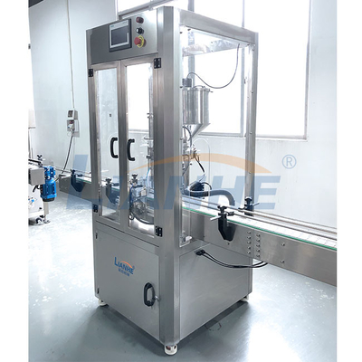 Automatic Detergent Filling Machine , Single Phase Piston Bottle Filler