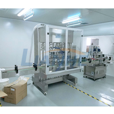 30-60 Bottles/ Min Shampoo Bottle Filler , SUS316L Liquid Soap Bottle Filling Machine