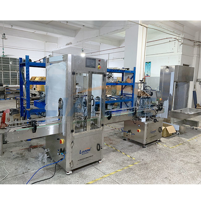 PLC Control Auto Liquid Filling Machine Anti Corrosive SUS304 Material