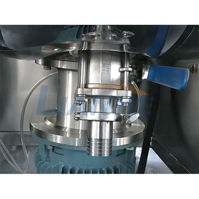 100L Vacuum High Shear Emulsifier Mixer Hydraulic Lifting Type Rustproof