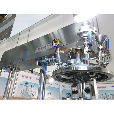 100L Vacuum High Shear Emulsifier Mixer Hydraulic Lifting Type Rustproof