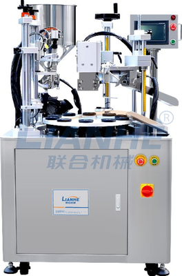 40L Tube Filling Sealing Machine , Ultrasonic Ointment Tube Filler