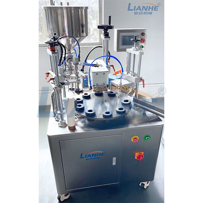 LIANHE Ultrasonic Tube Filling Machine Semi Automatic PLC Control