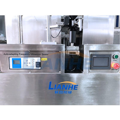 Anti Leaking Tube Filler And Sealer , PLC Cosmetic Tube Sealing Machine